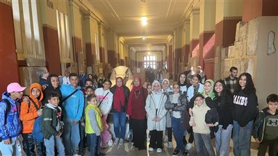 المتحف المصري يستقبل أطفال أتوبيس الفن الجميل