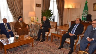 أبو الغيط يستقبل رئيس تيار الحكمة العراقي ويشدد علي أهمية الحفاظ على الاستقرار السياسي في البلاد