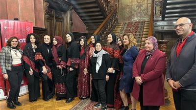 المرأة الفلسطينية حاضرة بقوة بالمركز الثقافي الروسي بالأسكندرية