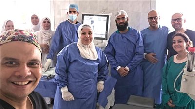 إجراء 10 عمليات مياه بيضاء فاكو برمد طهطا     