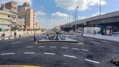 محافظ البحيرة تفتتح ميدان الامام محمد عبده بمدخل المعهد الديني  