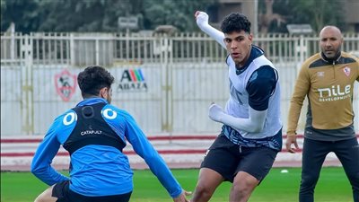 تدريبات بدنيه للاعبى الزمالك بعد لقاء زد