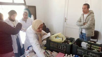 جامعة قناة السويس تنظم قافلة طبية بالحجاز لخدمة أكثر من 600 مواطن