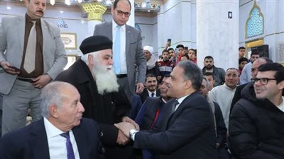 كاهن كنيسة يشارك في افتتاح مسجد بالشرقية 
