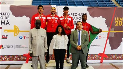 مصر تحصد 9 ميداليات متنوعة في اليوم الأول ببطولة أفريقيا للسلاح بأنجولا