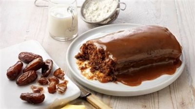  طريقة تحضير كيكة التمر بصوص التوفي