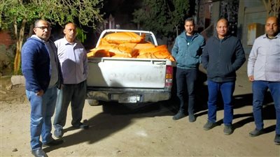 ضبط 2850 كيلو سماد نترات قبل تهريبه بالفيوم 