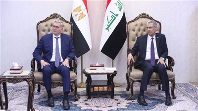 وزير البترول والثروة المعدنية يلتقي نظيره العراقي في العاصمة بغداد