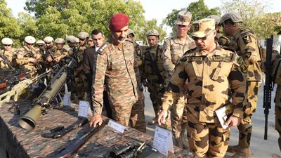 ختام فعاليات التدريب المصري الهندي المشترك (إعصار- 3)