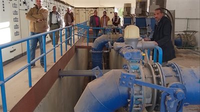 بدء اعمال تجارب التشغيل لمحطة مياه العوامية السطحية وشبكاتها بسوهاج
