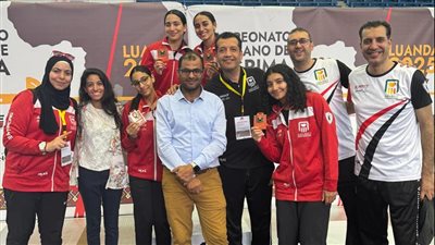 منتخبات مصر للسلاح تضيف 6 ميداليات جديدة ببطولة أفريقيا بأنجولا