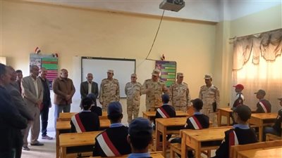 لجنة من قيادة الدفاع الشعبي والعسكري تتابع المدارس العسكرية بقنا