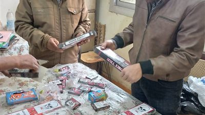 ضبط أكثر من 10 آلاف قطعة ألعاب نارية محظورة خلال حملات تفتيشية بالمنوفيةألعاب نارية محظورة