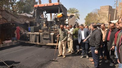 محافظ أسيوط يتفقد أعمال توسعة الكورنيش ورفع كفاءة مدخل البداري