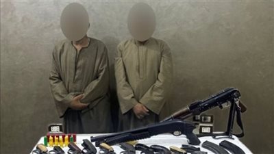 ضبط عنصرين إجراميين بحوزتهما كميات من المواد المخدرة والأسلحة بالأقصر
