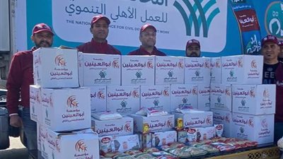 مؤسسة أبو العينين الخيرية تدعم الأسر الأكثر احتياجًا في قرية ديبى بـ 100 كرتونة غذائية