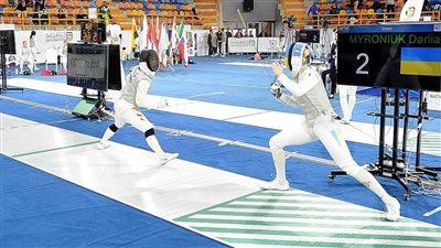 انطلاق منافسات اليوم الأول لكأس العالم لسلاح الشيش بالعاصمة الإدارية الجديدة