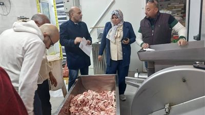 ضبط ٧٥٠ كجم كبدة ولحوم  ضأن ومفروم غير صالحة للاستهلاك الادمى بالمنوفية