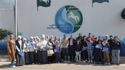  الشرقية: تنظيم زيارة طلابية لتعريفهم بمراحل تنقية مياه الشرب