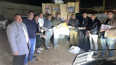 ضبط 370 ألف قطعة ألعاب نارية قبل بيعها بالفيوم 