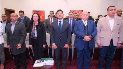 وزيرا الشباب والتضامن يشهدان المؤتمر الصحفي للبعثة المشاركة في الأولمبياد الخاص المصري