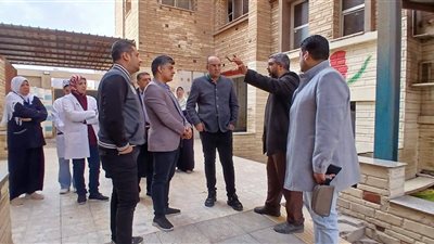 وكيل صحة الدقهلية يتابع أعمال تطوير قسم التعقيم  بـ