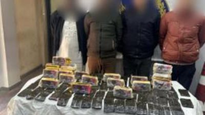 القبض على 4 تجار مخدرات بالقاهرة وبحوزتهم 22 كيلو حشيش 