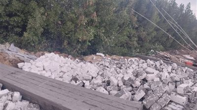 إزالة 6 حالات فورية لتعديات البناء المخالف بالقنطرة غرب الإسماعيلية 