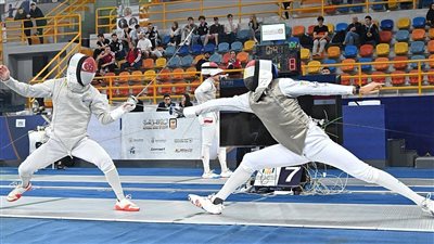 عبدالرحمن طلبة يهزم بطل سنغافورة ويتأهل لدور الـ32 بكأس العالم لسلاح الشيش