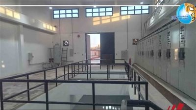 التشغيل التجريبى لمشروع صرف صحي بيت خلاف بجرجا 