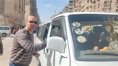 ضبط 270 مخالفة تقسيم خطوط السير لسيارات السرفيس بالجيزة 