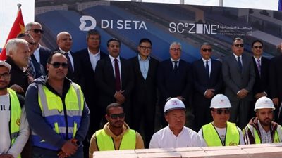 محافظ الإسماعيلية يشهد وضع حجر الأساس لمشروع 