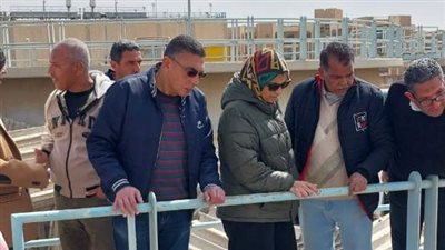 رئيس جهاز الشيخ زايد تتفقد محطات رفع الصرف الصحي وتنقية مياه الشرب