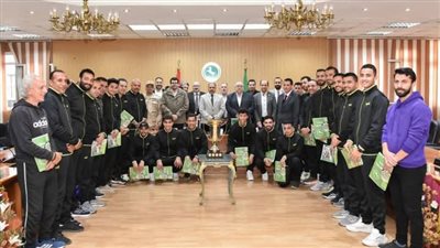 تكريم هوكي الشرقية «رجال» لفوزهم ببطولة أفريقيا للأندية الأبطال للمرة الـ 28