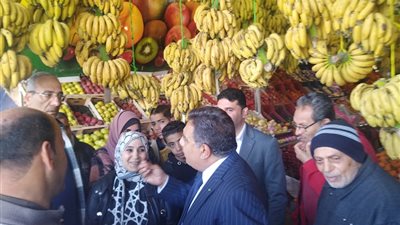 جولة تفقدية لمحافظ الدقهلية بمدينة بلقاس