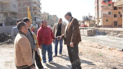 محافظ الغربية يتابع تنفيذ تغطية مصرف الزهار