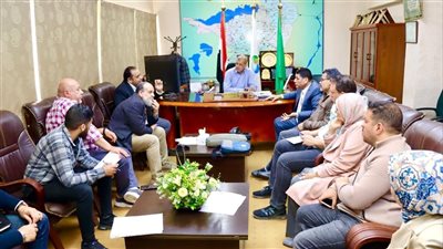  مياه الفيوم تعقد اجتماع لمتابعة تنفيذ  محطة مياه العزب الجديدة 