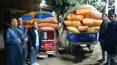 ضبط 1600 كيلو سناكس ومقرمشات مجهولة المصدر بالفيوم 