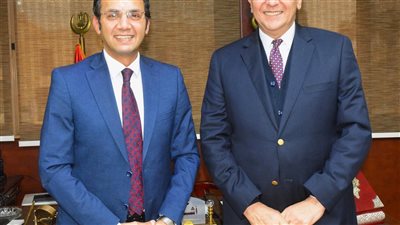 محافظ الغربية يستقبل الدكتور طاهر نصر خبير الموارد البشرية