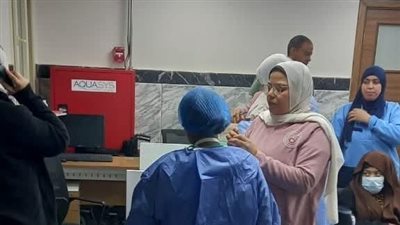 قافلة معهد بحوث أمراض العيون تجري 34 عملية جراحية لأهالي النوبة