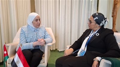 رئيس القومي للمرأة تبحث مع وزيرة التنمية الاجتماعية بالأردن التعاون المشترك 