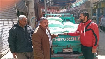 ضبط 3 طن دقيق بلدي مدعم قبل بيعه بالسوق السوداء في أسواق ههيا