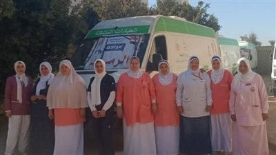 الكشف على 1440مواطن بقافلة طبية ببني سويف 