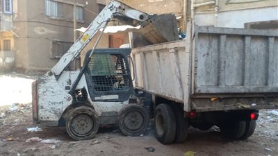 رفع 530 طن مخلفات وتراكمات قمامة بالمنطقة المركزية بالدقهلية