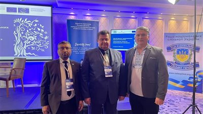 رئيس المركز الأوكراني للحوار والاتصال يشارك في منتدى القوميات والأقليات