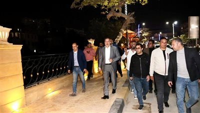 محافظ المنوفية يفتتح أعمال تطوير وتجميل قطاع ثالث جديد بكورنيش شبين الكوم