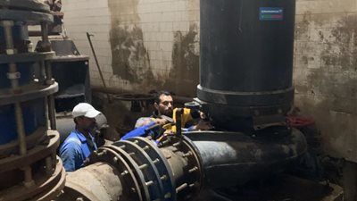 رئيس مياه القناة: البدء في صيانة طلمبات محطة صرف صحي المستقبل  
