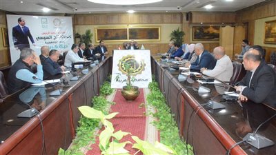 محافظ الغربيةلرؤساءالمراكز:  التصدي لمخالفات البناء وتحسين الخدمات