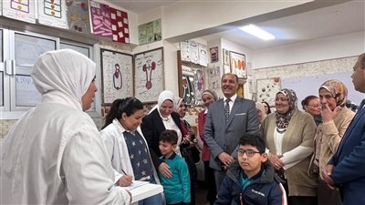 محافظ الإسكندرية يتابع «عيون أطفالنا مستقبلنا » لطلاب المدارس