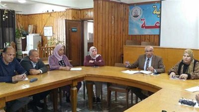 غرفة عمليات بمديرية الزراعة  لحماية الاراضى بالاسكندرية  